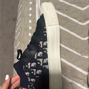 Dior Monogram Black and Cream Sneakers